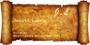 Jesztl Laura névjegykártya
