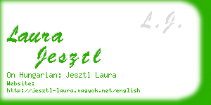 laura jesztl business card